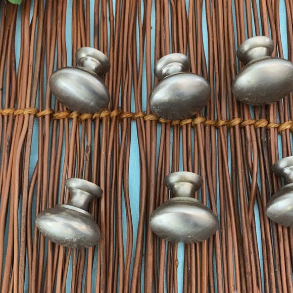 Silver Tone Metal Draw pulls-8 - Picture 2 of 6